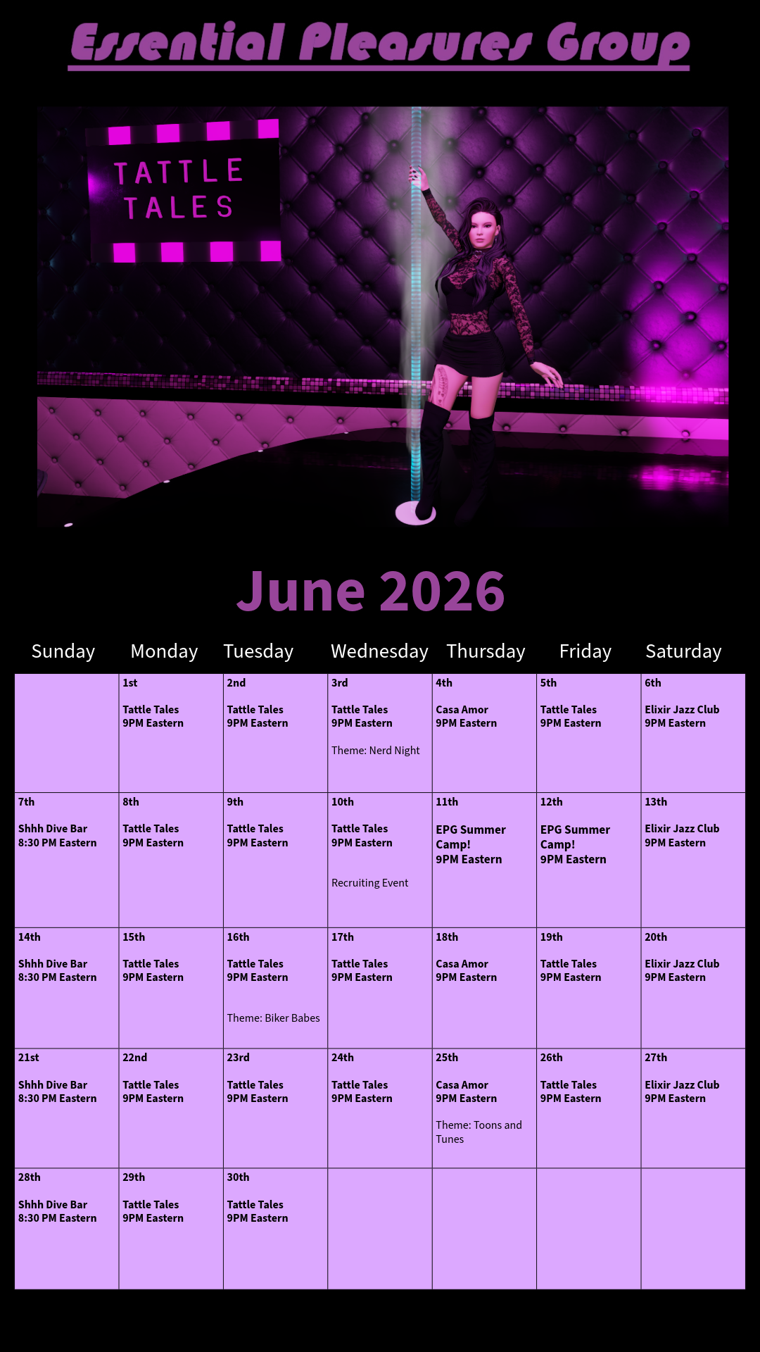 Monthly Calendar